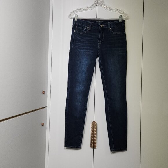 Lucky Brand Denim - Lucky Brand Low Rise Skinny Lolita Jeans Women's size 2/26R Dark Blue Wash